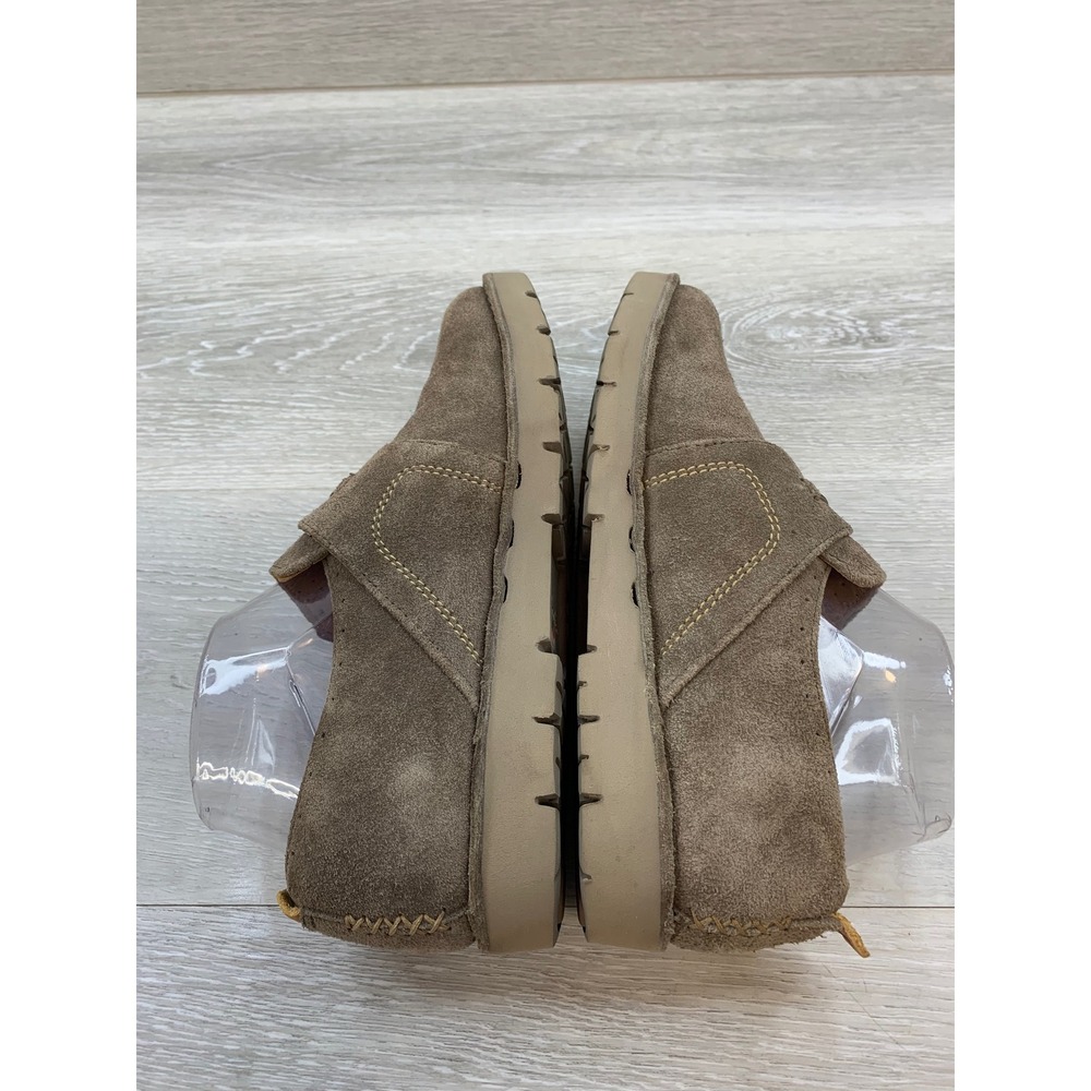 Clarks Artisan Women's Suede Loafers 7 Brown Slip On Comfort Casual Shoes - Picture 5 of 11